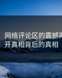 51爆料：网络评论区的震撼再现，揭开真相背后的真相