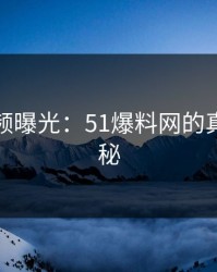 神秘视频曝光：51爆料网的真相大揭秘