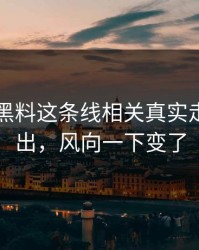 51吃瓜黑料这条线相关真实走向被翻出，风向一下变了