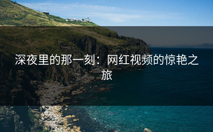 深夜里的那一刻：网红视频的惊艳之旅