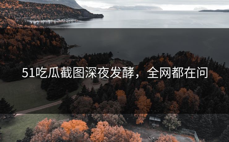 51吃瓜截图深夜发酵，全网都在问